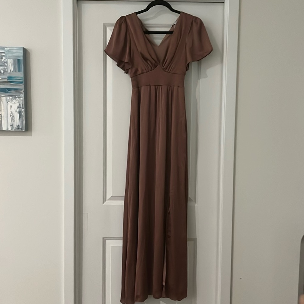 Baltic Born satin maxi dress